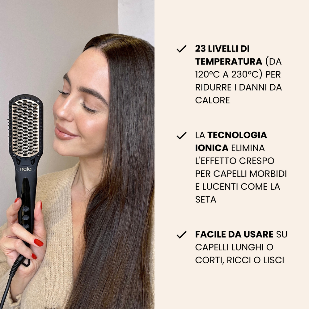 Nala Ionic - Spazzola lisciante ionica