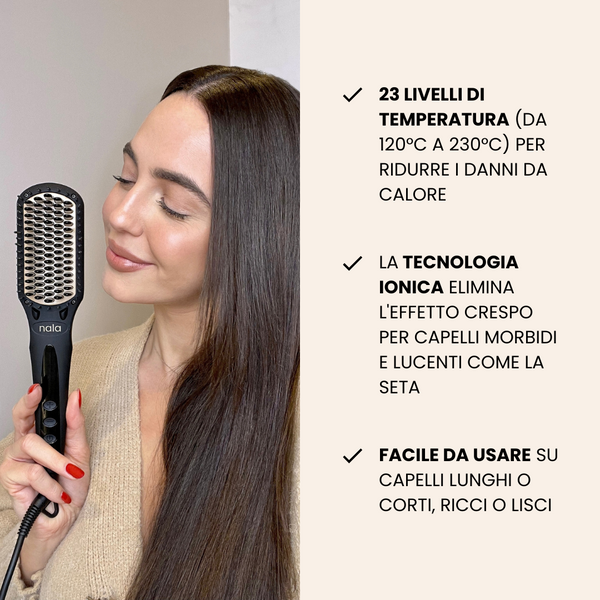 Nala Ionic - Spazzola lisciante ionica